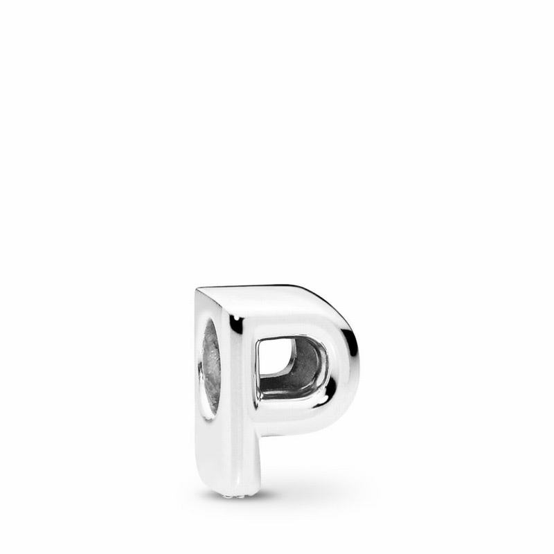 Pandora Australia Letter P Charm - Sterling Silver | LGOTPN863